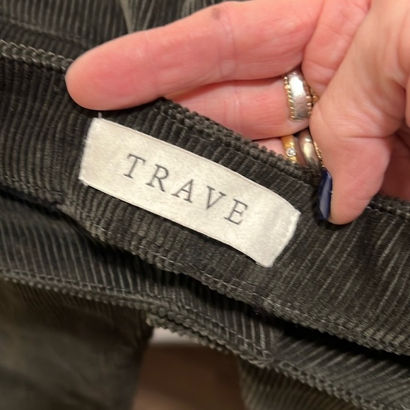 Trave Sloan Green Corduroy Trouser Size 26 - Picture 9 of 15
